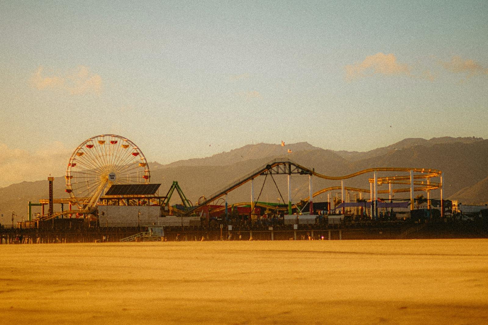 Amusement Park in the Desert